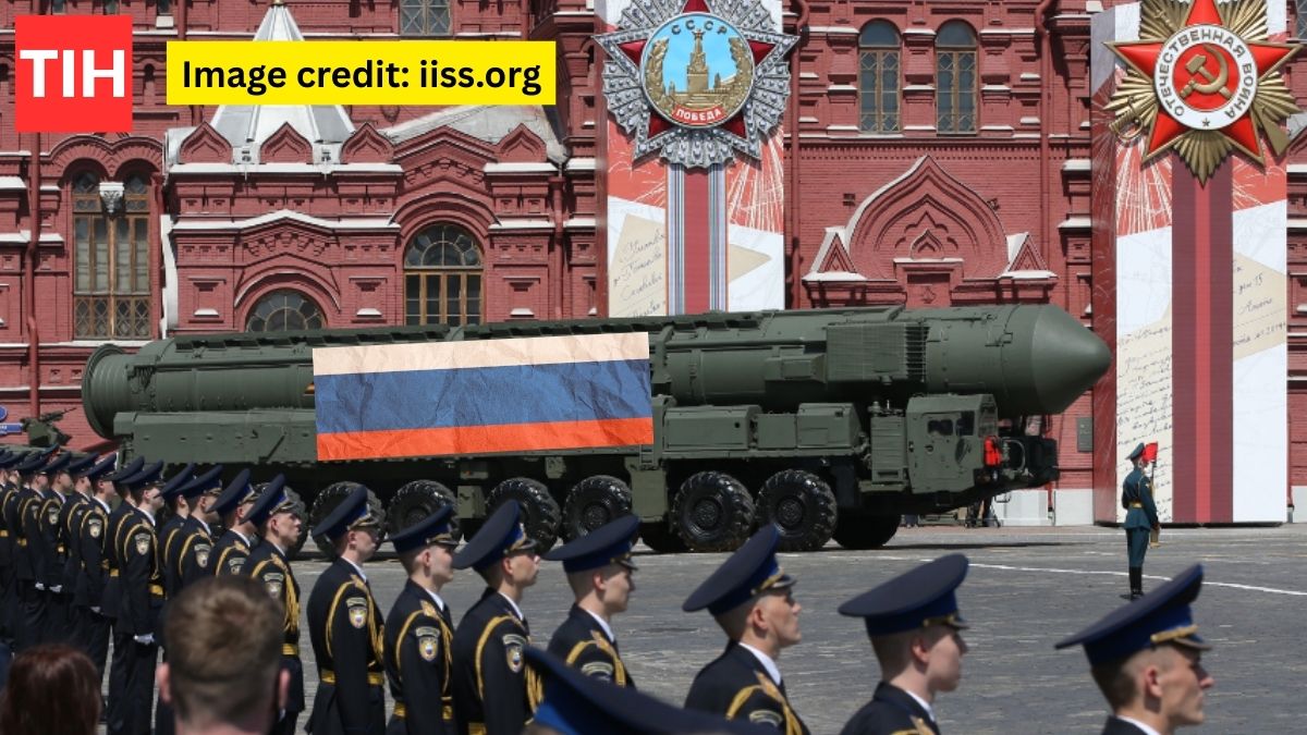 Russia's nuclear Arms Arsenal, image via: iiss