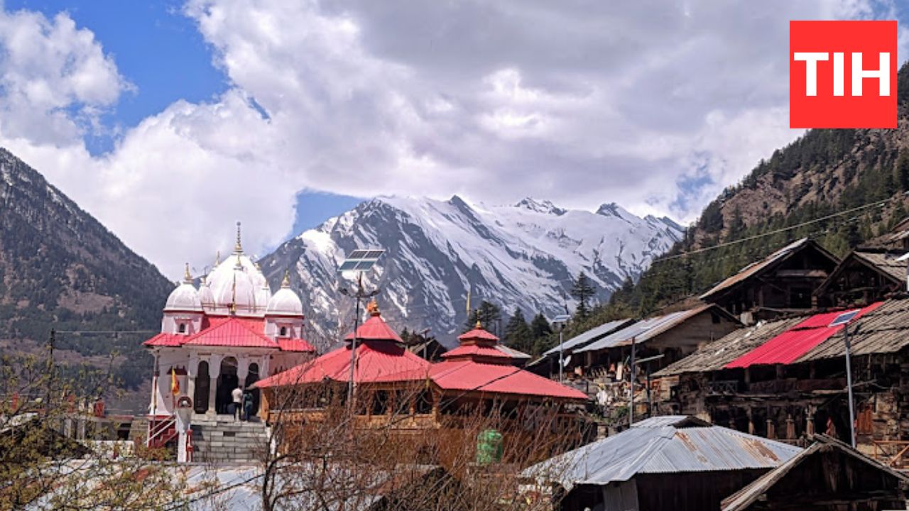 Majestic Mukhba Village view from a distance.