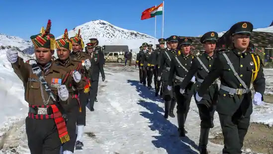 Indian Army And Chinese PLA Marching Together