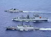 Indian Navy in Malabar Drill